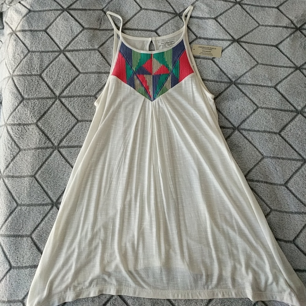 High Neck Handkerchief Tank